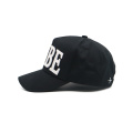 Casquette de baseball noire 100% coton